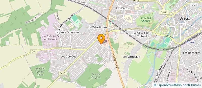 localisation de l'entreprise EXP'HAIR à SAINT-DENIS
