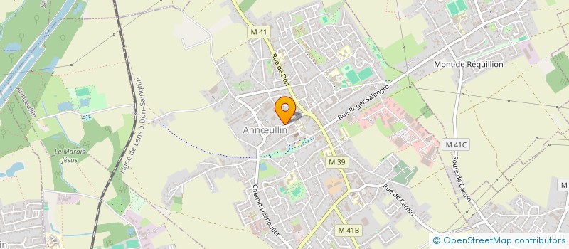 localisation de l'entreprise EXP 'HAIR COIFFURE  ANNULLIN