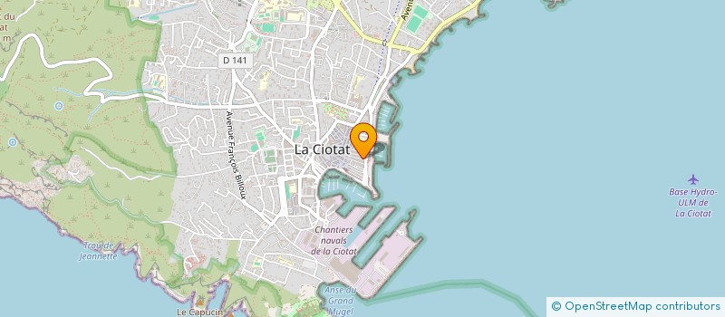 localisation de l'entreprise EXP'HAIR LEGEND à LA CIOTAT