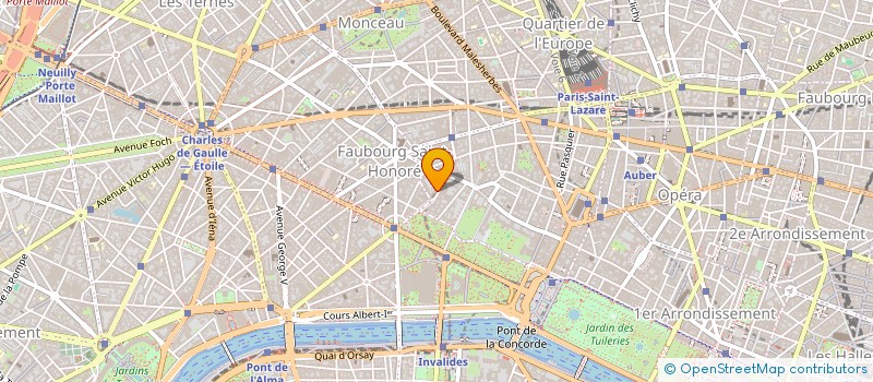 localisation de l'entreprise EXP HOLDIN  PARIS