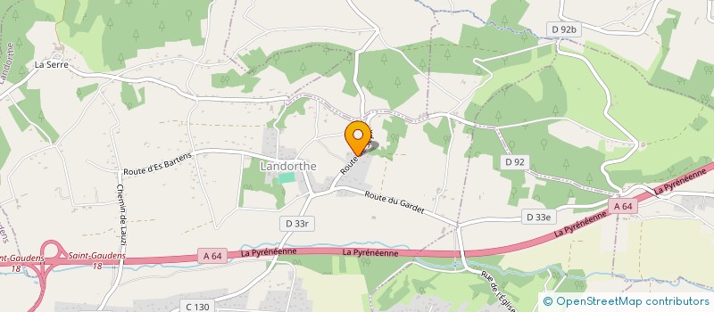 localisation de l'entreprise EXP'PYR  LANDORTHE