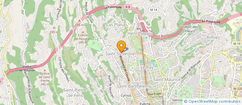 localisation de l'entreprise EXP'RIM  NICE