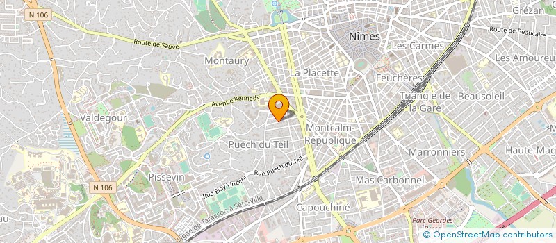 localisation de l'entreprise EXPA  NIMES