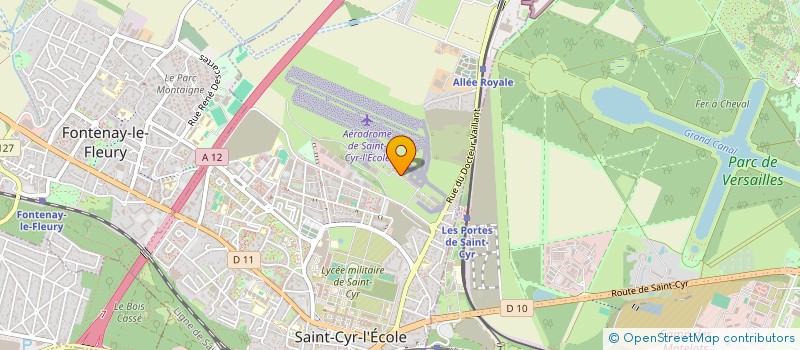 localisation de l'entreprise EXPAIR à SAINT-CYR-L'ECOLE