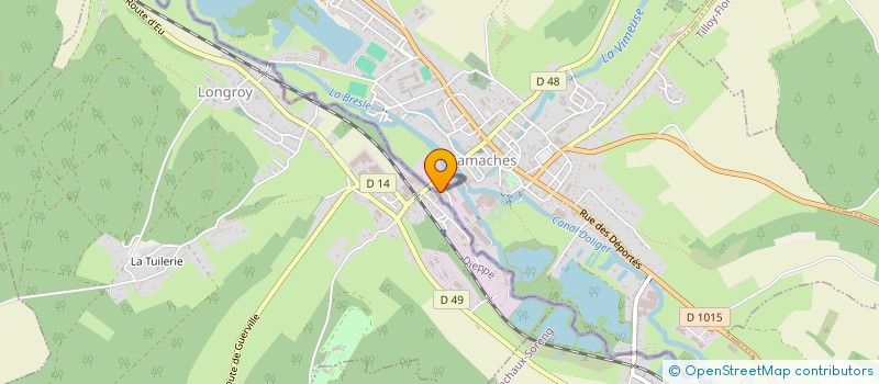 localisation de l'entreprise EXPAIR  GAMACHES