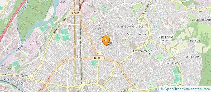 localisation de l'entreprise EXPAK ASSOCIATION DES EXPATRIES PAKISTANAIS DE LA HAUTE SAVOIE à ANNECY