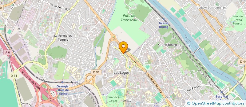 localisation de l'entreprise EXPAL à EVRY-COURCOURONNES