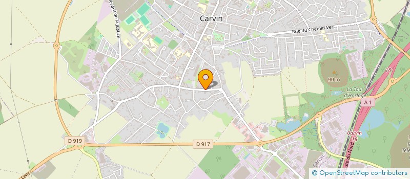 localisation de l'entreprise EXPAN à CARVIN