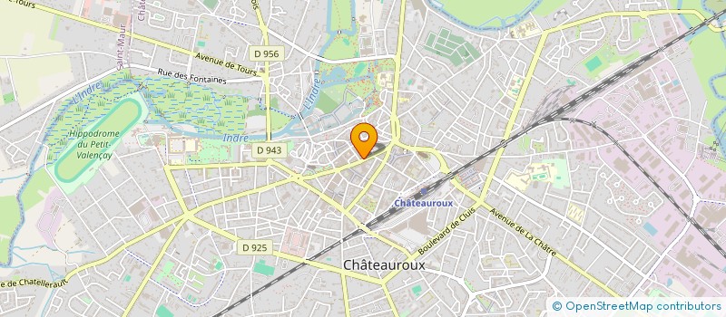 localisation de l'entreprise EXPAN CHATEAUROUX à CHATEAUROUX