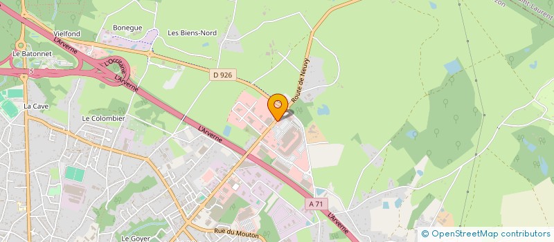 localisation de l'entreprise EXPAN VIERZON à VIERZON