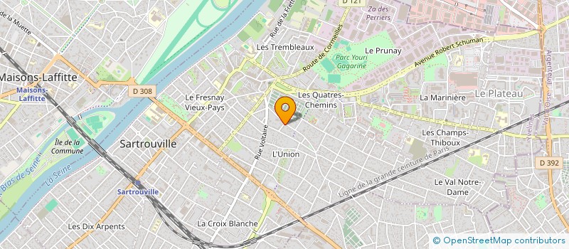 localisation de l'entreprise EXPAND PARTNER  SARTROUVILLE