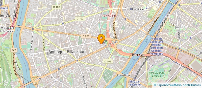 localisation de l'entreprise EXPAND PREPA SANTE à BOULOGNE-BILLANCOURT