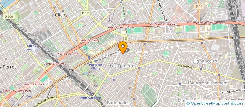 localisation de l'entreprise EXPANDIS SA à PARIS
