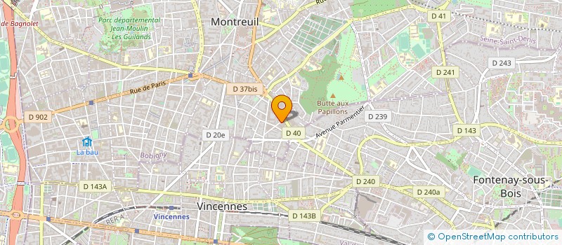 localisation de l'entreprise EXPANDO  MONTREUIL