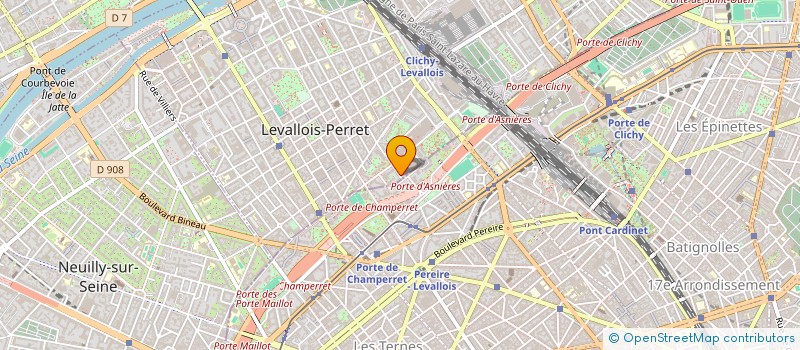 localisation de l'entreprise EXPANS GROUPE à LEVALLOIS-PERRET
