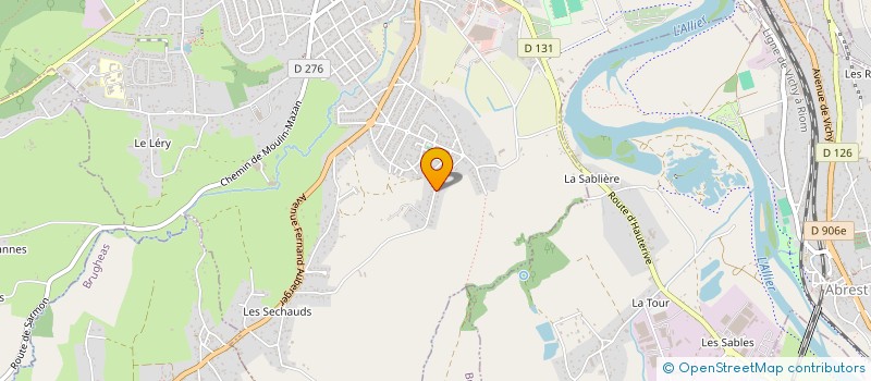 localisation de l'entreprise EXPANSE à BELLERIVE-SUR-ALLIER