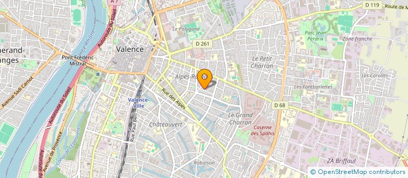 localisation de l'entreprise EXPANSE à VALENCE