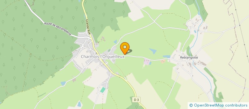 localisation de l'entreprise EXPANSE PROJECTS à CHARMOIS-L'ORGUEILLEUX