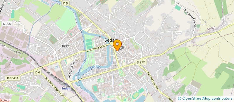 localisation de l'entreprise EXPANSION 08 SEDAN  SEDAN