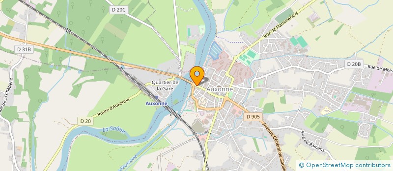 localisation de l'entreprise EXPANSION 21 AUXONNE à AUXONNE