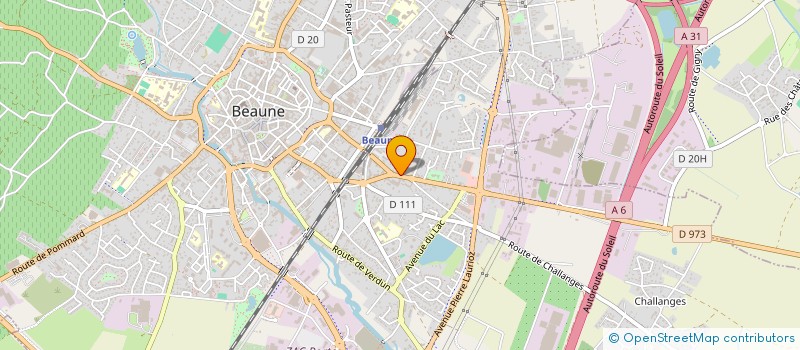 localisation de l'entreprise EXPANSION 21 BEAUNE à BEAUNE
