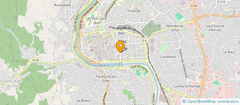 localisation de l'entreprise EXPANSION 30 ALES à ALES