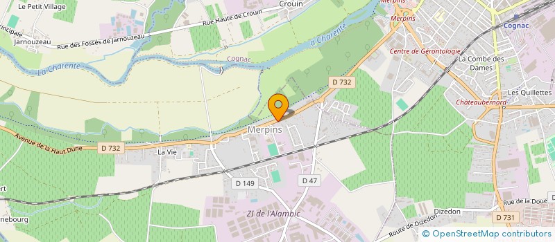 localisation de l'entreprise EXPANSION à MERPINS