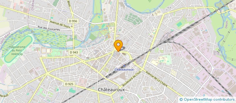 localisation de l'entreprise EXPANSION 36 CHATEAUROUX NORD à CHATEAUROUX