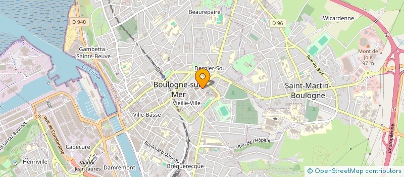 localisation de l'entreprise EXPANSION à BOULOGNE-SUR-MER
