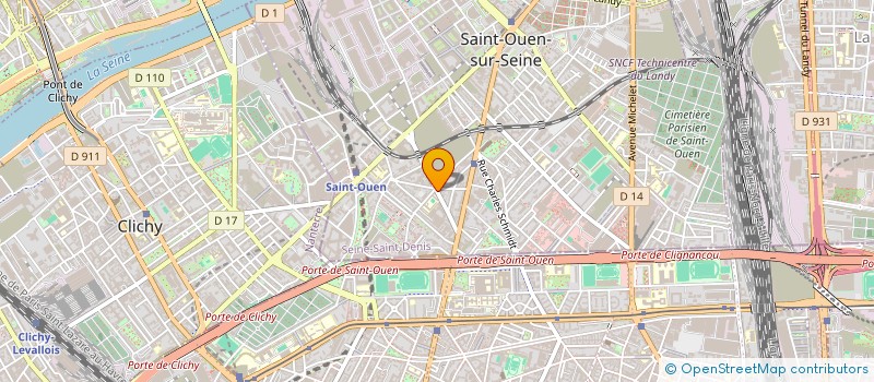 localisation de l'entreprise EXPANSION à SAINT-OUEN-SUR-SEINE
