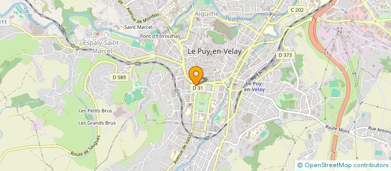 localisation de l'entreprise EXPANSION 43 LE PUY EN VELAY  LE PUY-EN-VELAY