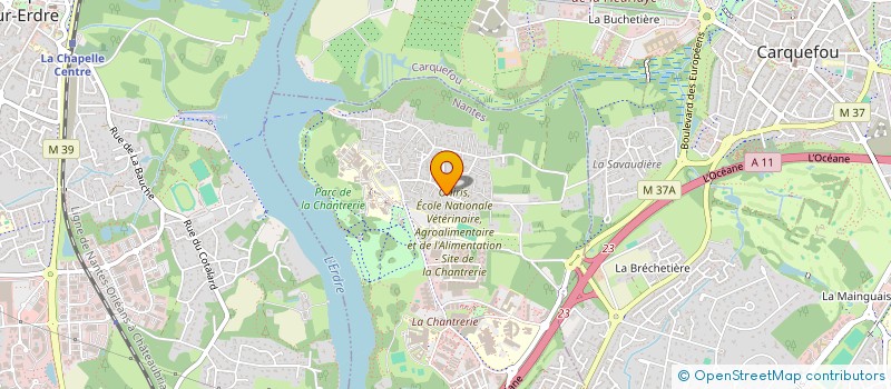 localisation de l'entreprise EXPANSION à NANTES