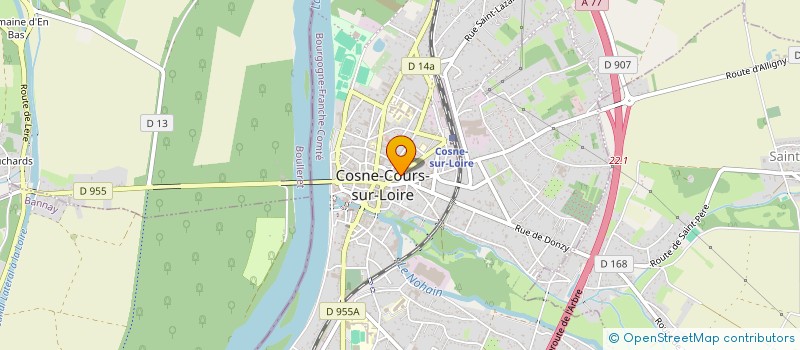 localisation de l'entreprise EXPANSION 58 NORD NIEVRE à COSNE-COURS-SUR-LOIRE