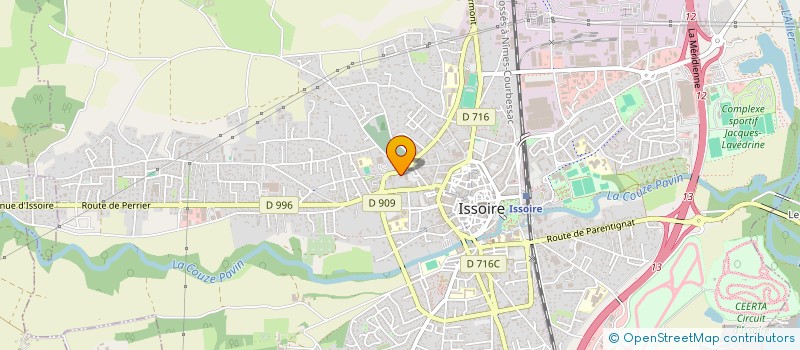 localisation de l'entreprise EXPANSION 63 ISSOIRE à ISSOIRE
