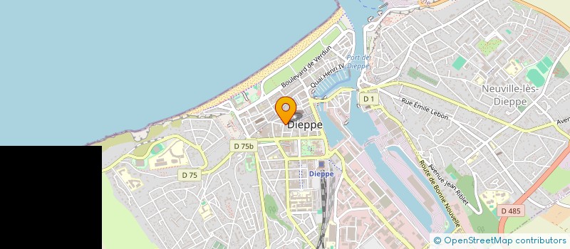 localisation de l'entreprise EXPANSION 76 DIEPPE ET COTE SUD à DIEPPE