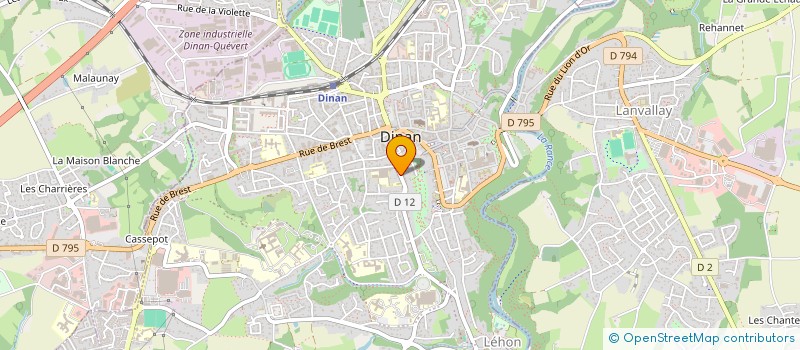 localisation de l'entreprise EXPANSION  DINAN