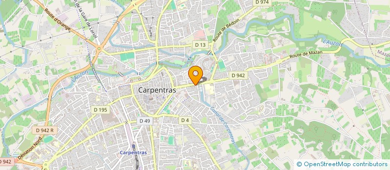 localisation de l'entreprise EXPANSION 84 CARPENTRAS à CARPENTRAS