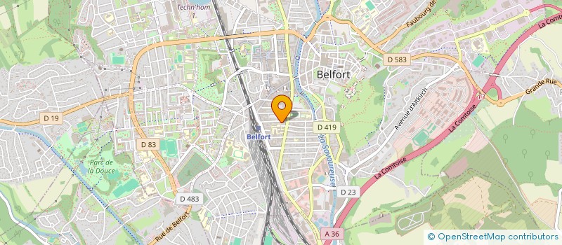 localisation de l'entreprise EXPANSION 90 BELFORT à BELFORT