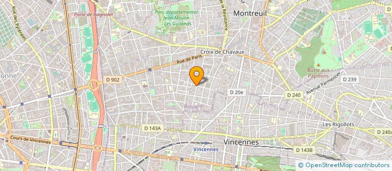 localisation de l'entreprise EXPANSION 93 MONTREUIL à MONTREUIL