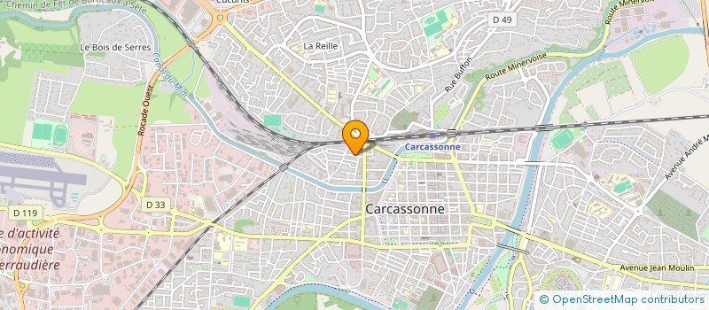 localisation de l'entreprise EXPANSION DEVELOPPEMENT MUSICAL ARTISTIQ  CARCASSONNE