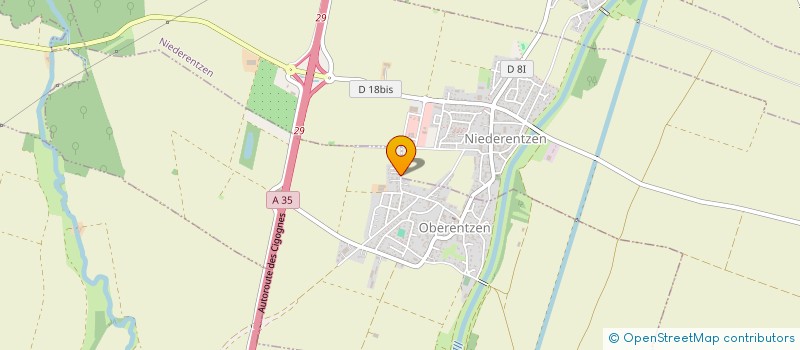 localisation de l'entreprise EXPANSION-DEVELOPPEMENTS  OBERENTZEN