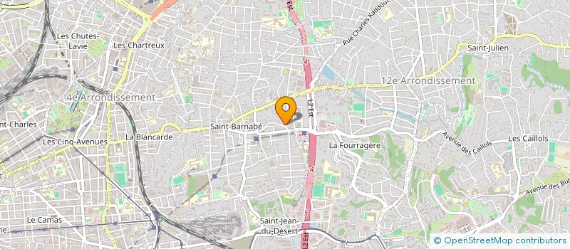 localisation de l'entreprise EXPANSION MEDIA à MARSEILLE