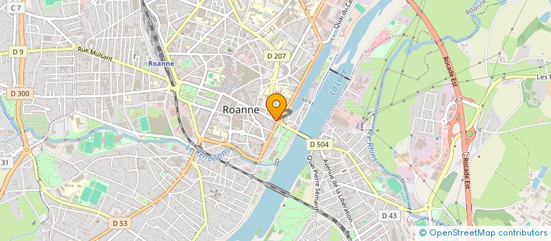 localisation de l'entreprise EXPANSION ROANNE INFORMATIQUE  ROANNE