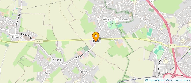 localisation de l'entreprise EXPANSION SAUL  AUBRY-DU-HAINAUT