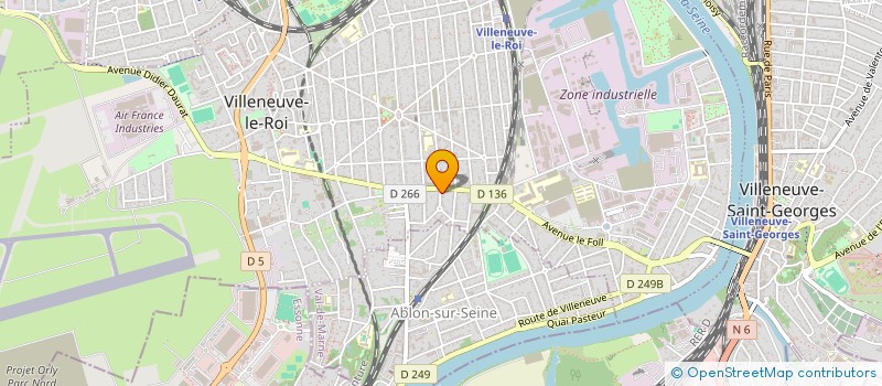 localisation de l'entreprise EXPANSIONS SERVICES à VILLENEUVE-LE-ROI