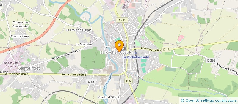 localisation de l'entreprise EXPANTOUR à LA ROCHEFOUCAULD-EN-ANGOUMOIS