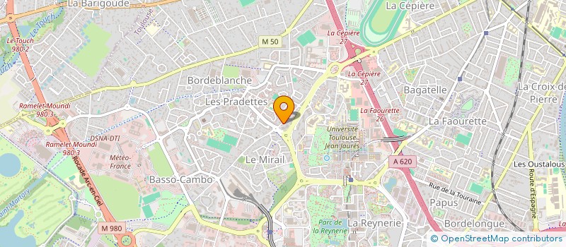 localisation de l'entreprise EXPART SA à TOULOUSE