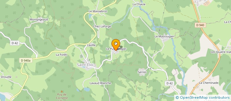 localisation de l'entreprise EXPAT CREUSE ET LIMOUSIN à SAINT-ELOI