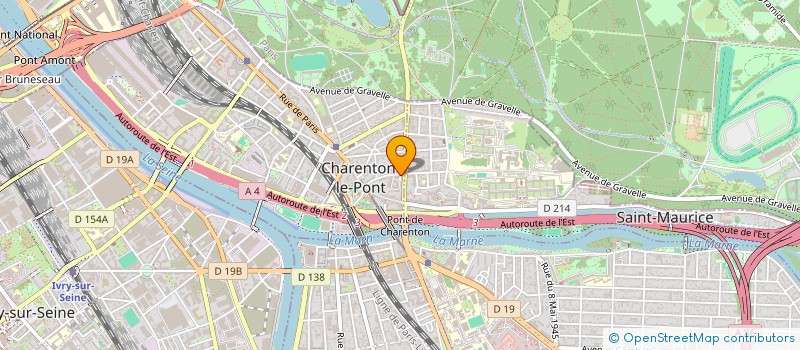 localisation de l'entreprise EXPAUDIT CONSEILS  CHARENTON-LE-PONT