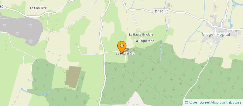 localisation de l'entreprise EXPAVIT  OMBREE D'ANJOU